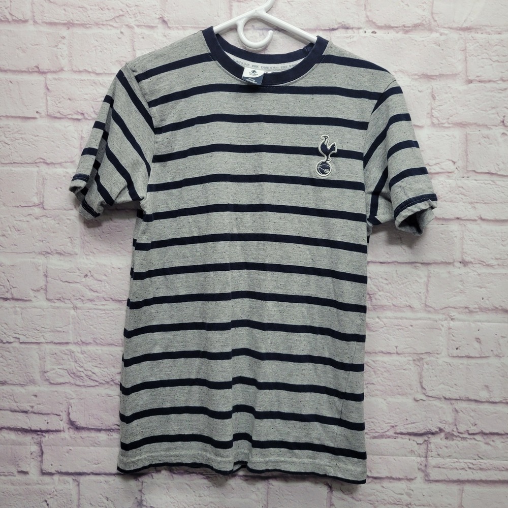 Tottenham Hotspur Official Striped FC Shirt Mens S Blokecore‎ Retro Streetwear
